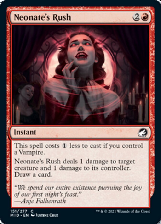 Neonate's Rush [Innistrad: Midnight Hunt] Magic: The Gathering