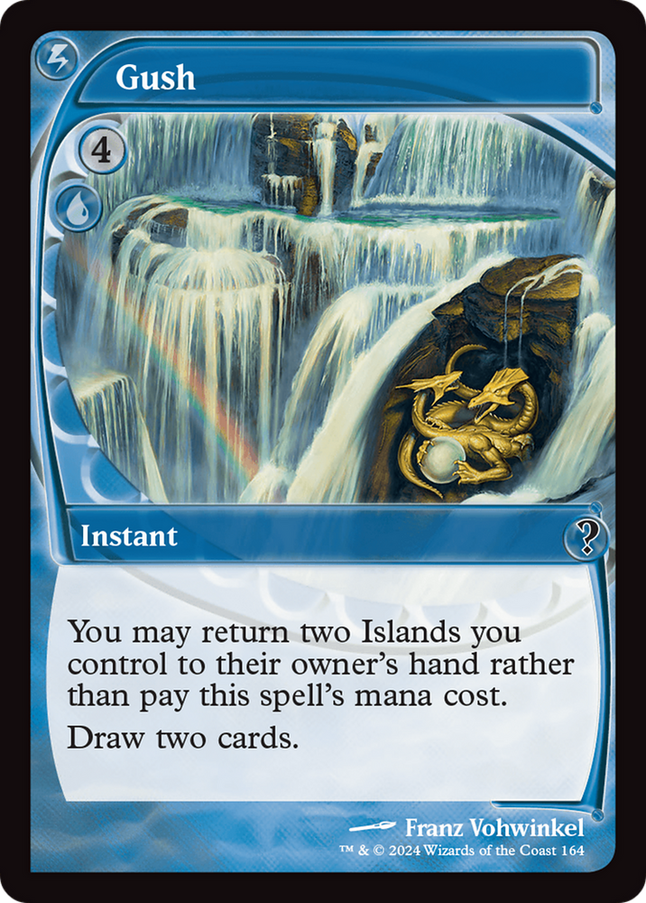 Gush (Future Sight) [Mystery Booster 2] Magic: The Gathering