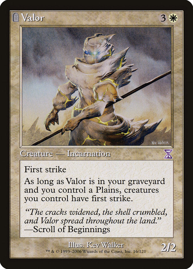 Valor [Time Spiral Timeshifted] Magic: The Gathering
