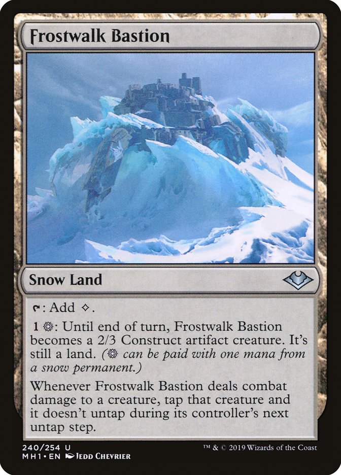 Frostwalk Bastion [Modern Horizons] Magic: The Gathering