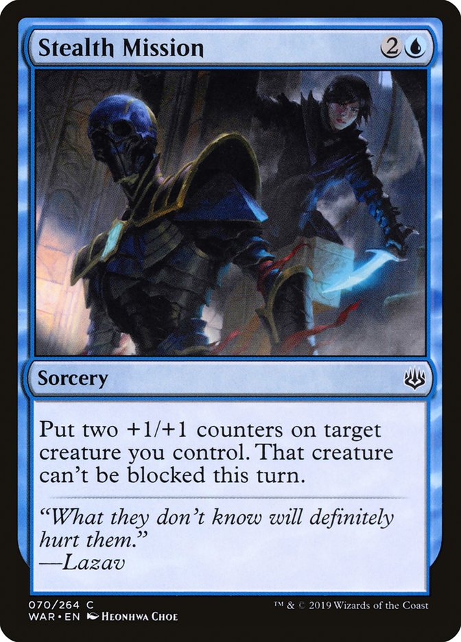 Stealth Mission [War of the Spark] Magic: The Gathering
