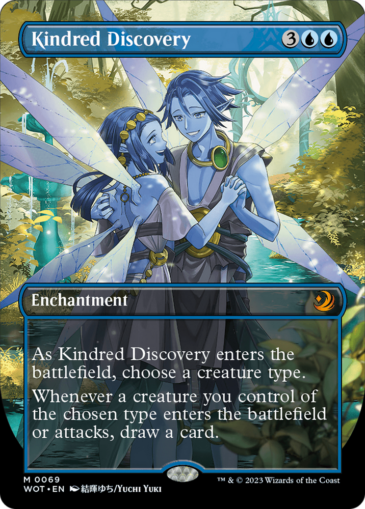 Kindred Discovery (Anime Borderless) [Wilds of Eldraine: Enchanting Tales] Magic: The Gathering