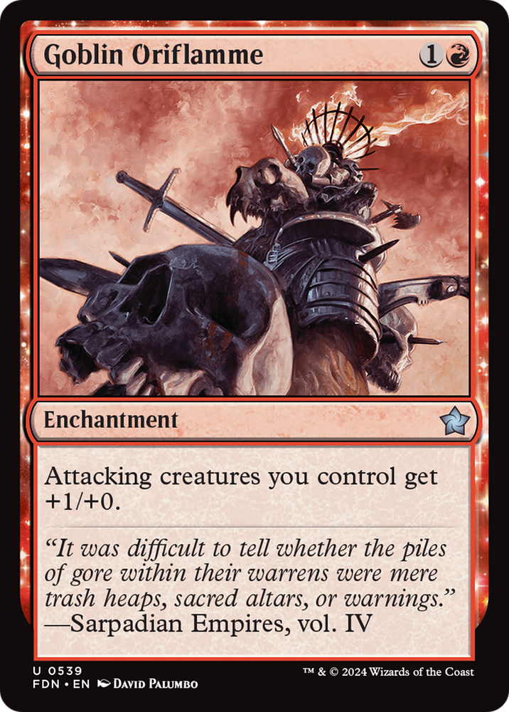 Goblin Oriflamme [Foundations] Magic: The Gathering