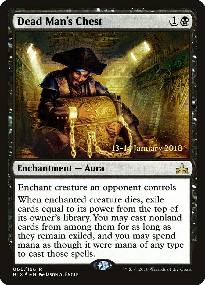 Dead Man's Chest [Rivals of Ixalan Prerelease Promos] Magic: The Gathering