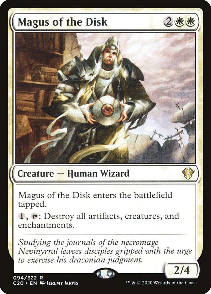 Magus of the Disk [Commander 2020] Magic: The Gathering
