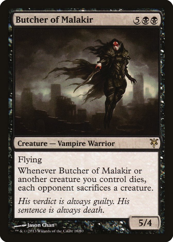 Butcher of Malakir [Duel Decks: Sorin vs. Tibalt] Magic: The Gathering