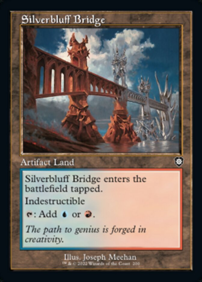 Silverbluff Bridge (Retro) [The Brothers' War Commander] Magic: The Gathering