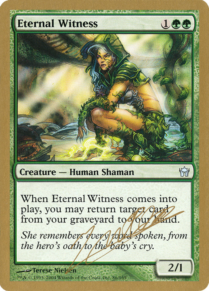 Eternal Witness (Julien Nuijten) [World Championship Decks 2004] Magic: The Gathering