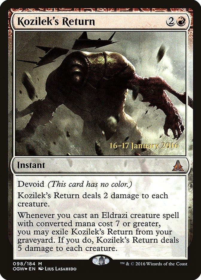 Kozilek's Return [Oath of the Gatewatch Prerelease Promos] Magic: The Gathering