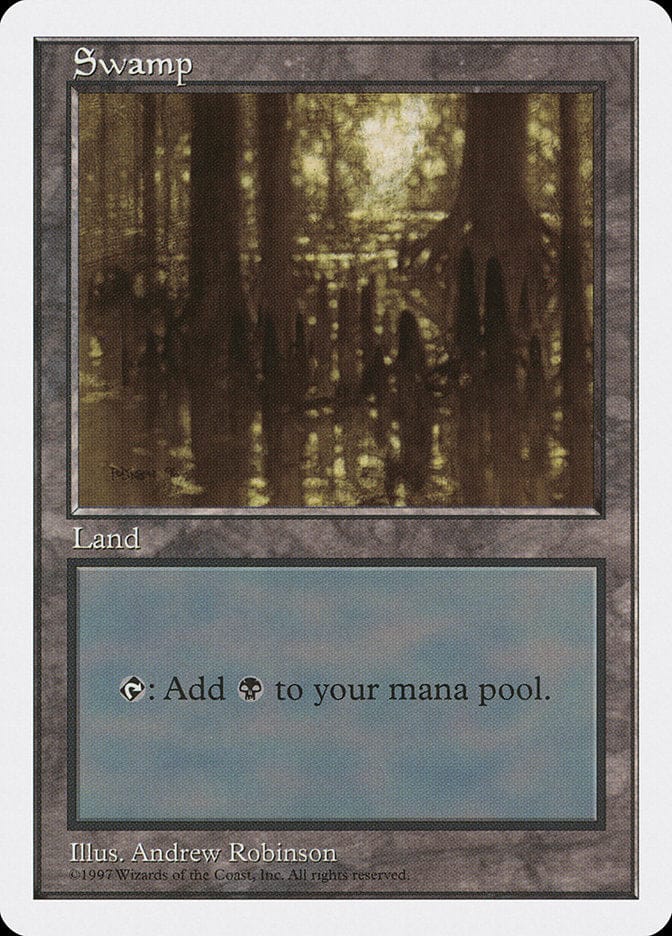 Swamp (438) [Fifth Edition] Magic: The Gathering