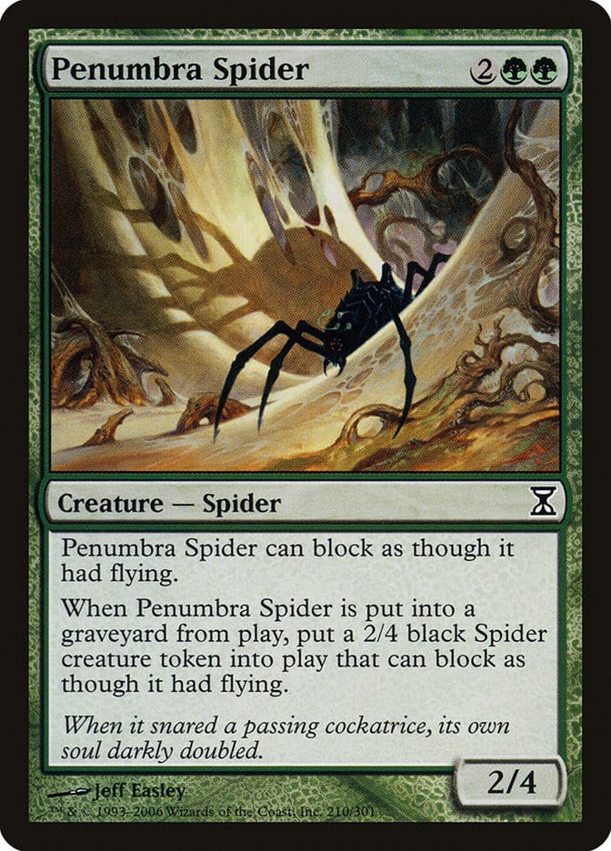 Penumbra Spider [Time Spiral] Magic: The Gathering