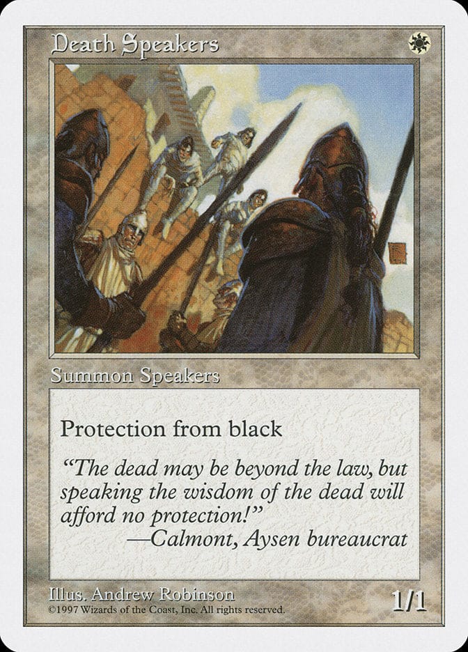 Death Speakers [Fifth Edition] Magic: The Gathering