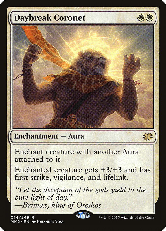 Daybreak Coronet [Modern Masters 2015] Magic: The Gathering