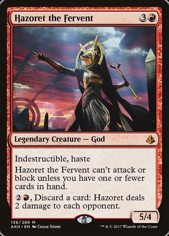 Hazoret the Fervent [Amonkhet] Magic: The Gathering