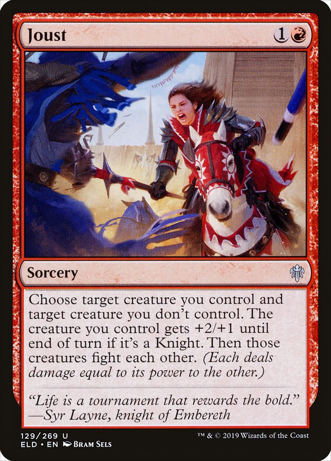 Joust [Throne of Eldraine] Magic: The Gathering