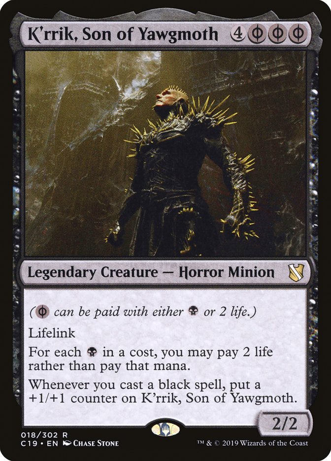K'rrik, Son of Yawgmoth [Commander 2019] Magic: The Gathering