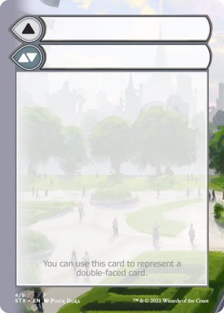 Helper Card (4/9) [Strixhaven: School of Mages Tokens] Magic: The Gathering