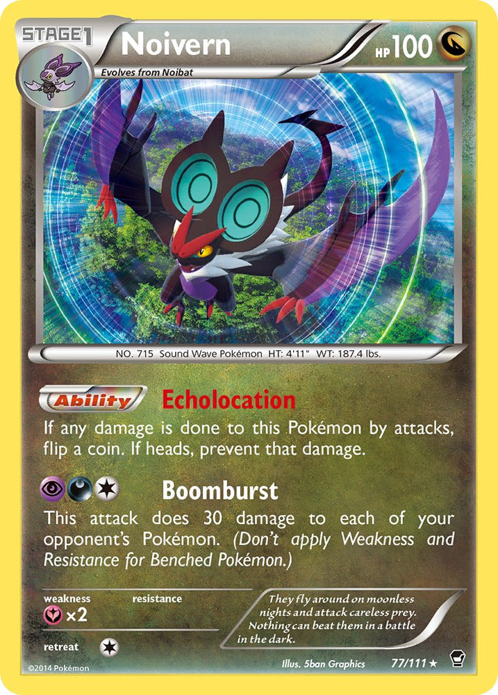 Noivern (77/111) (Cosmos Holo) (Blister Exclusive) [XY: Furious Fists] Pokémon