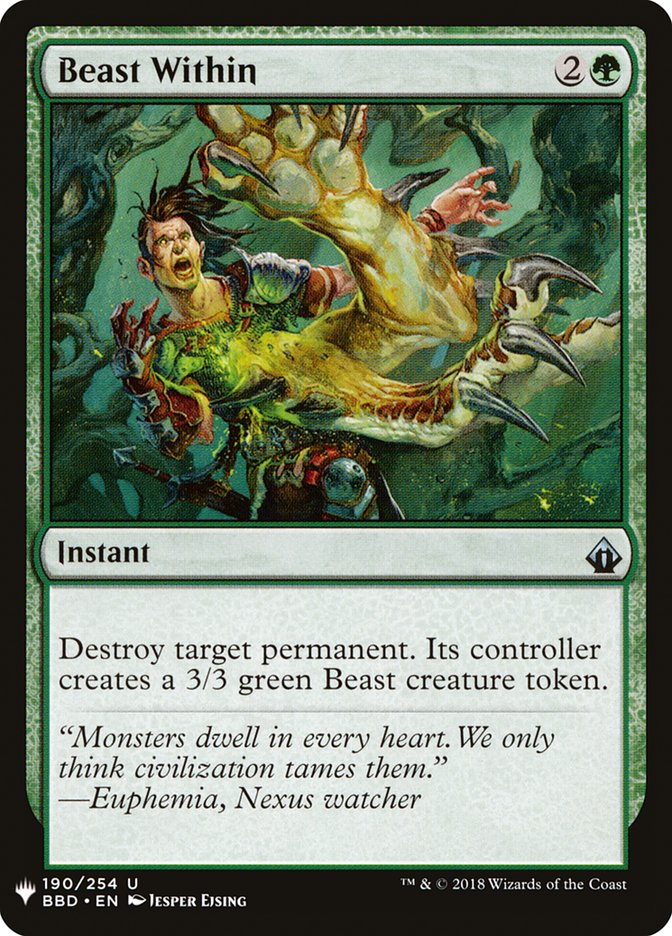 Beast Within [Mystery Booster] Magic: The Gathering