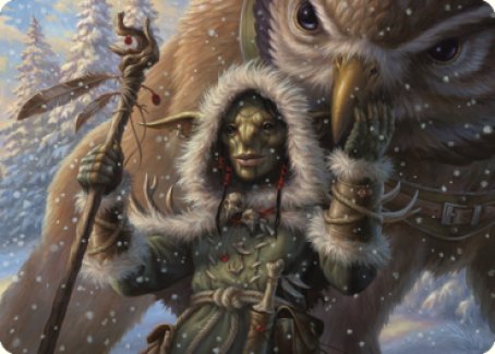 Owlbear Shepherd Art Card [Commander Legends: Battle for Baldur's Gate Art Series] Magic: The Gathering