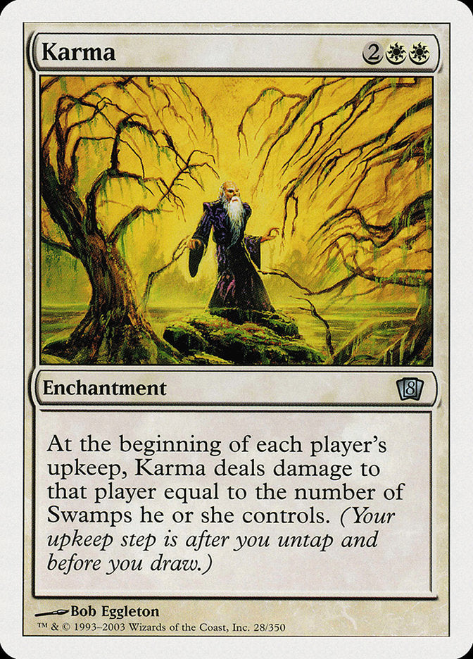 Karma [Eighth Edition] Magic: The Gathering