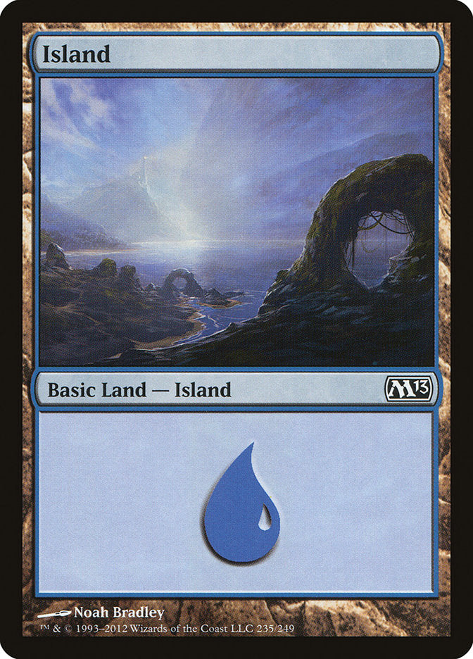 Island (235) [Magic 2013] Magic: The Gathering