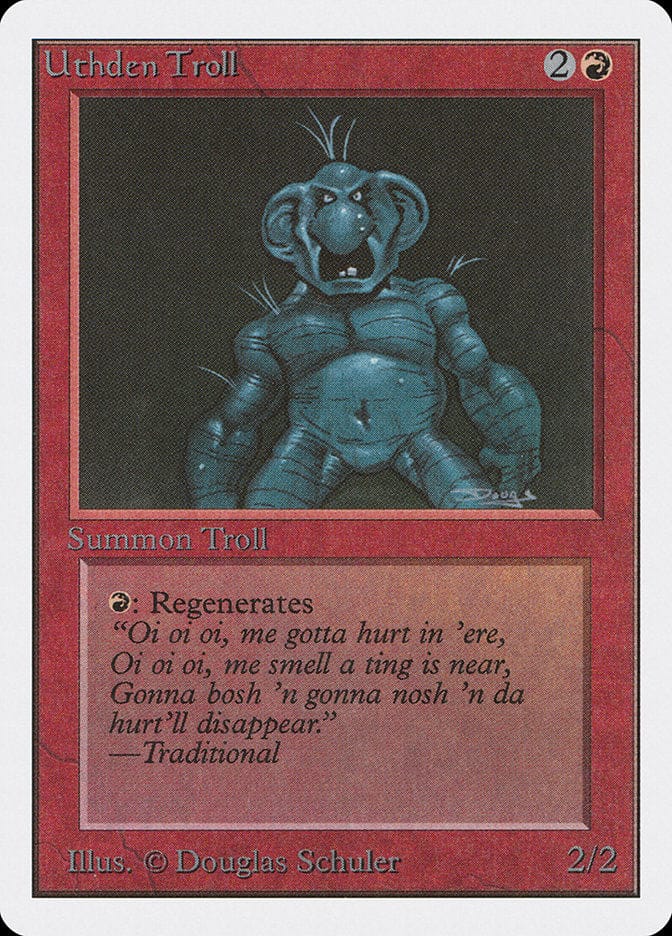 Uthden Troll [Unlimited Edition] Magic: The Gathering