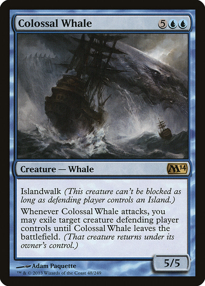 Colossal Whale [Magic 2014] Magic: The Gathering