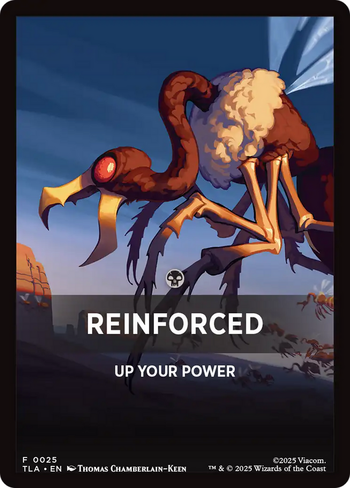 Reinforced Theme Card [Avatar: The Last Airbender Tokens] Magic: The Gathering