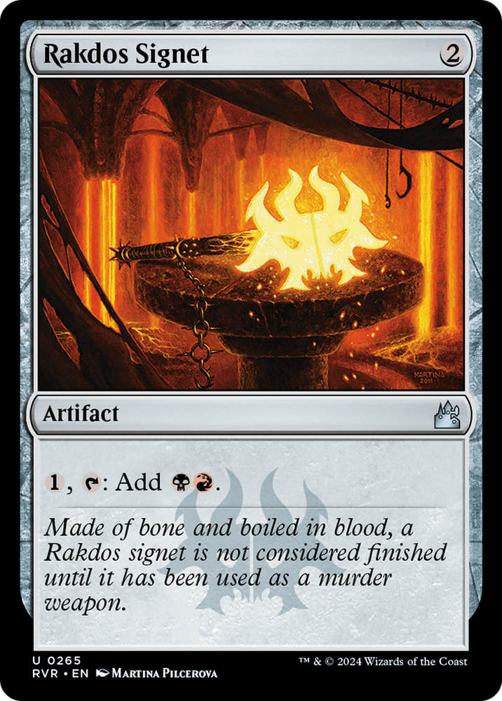 Rakdos Signet [Ravnica Remastered] Magic: The Gathering