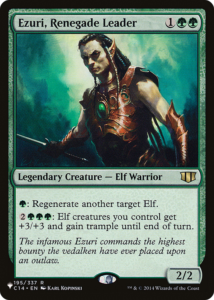 Ezuri, Renegade Leader [The List] Magic: The Gathering