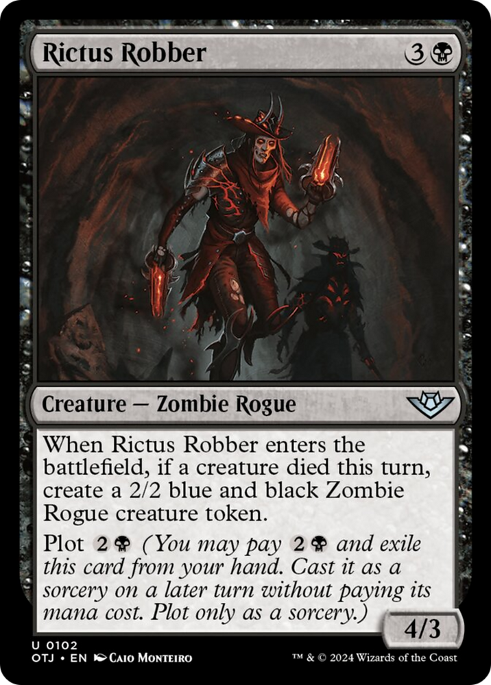 Rictus Robber [Outlaws of Thunder Junction] Magic: The Gathering