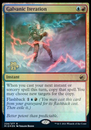Galvanic Iteration [Innistrad: Midnight Hunt Prerelease Promos] Magic: The Gathering