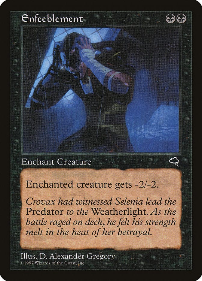 Enfeeblement [Tempest] Magic: The Gathering