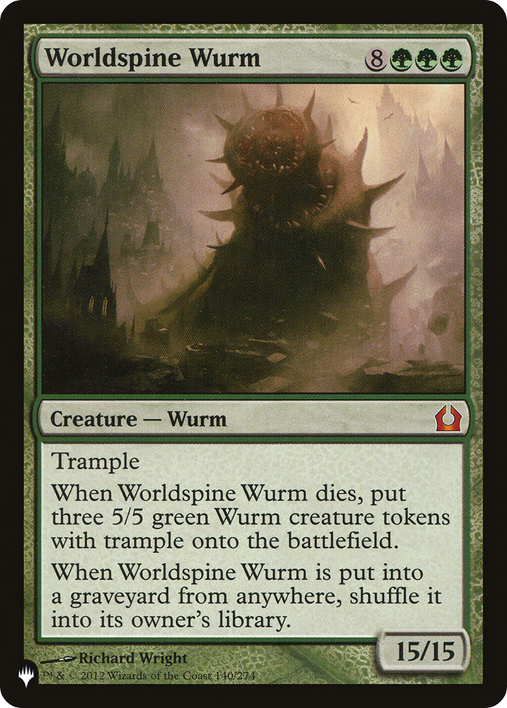 Worldspine Wurm [The List] Magic: The Gathering
