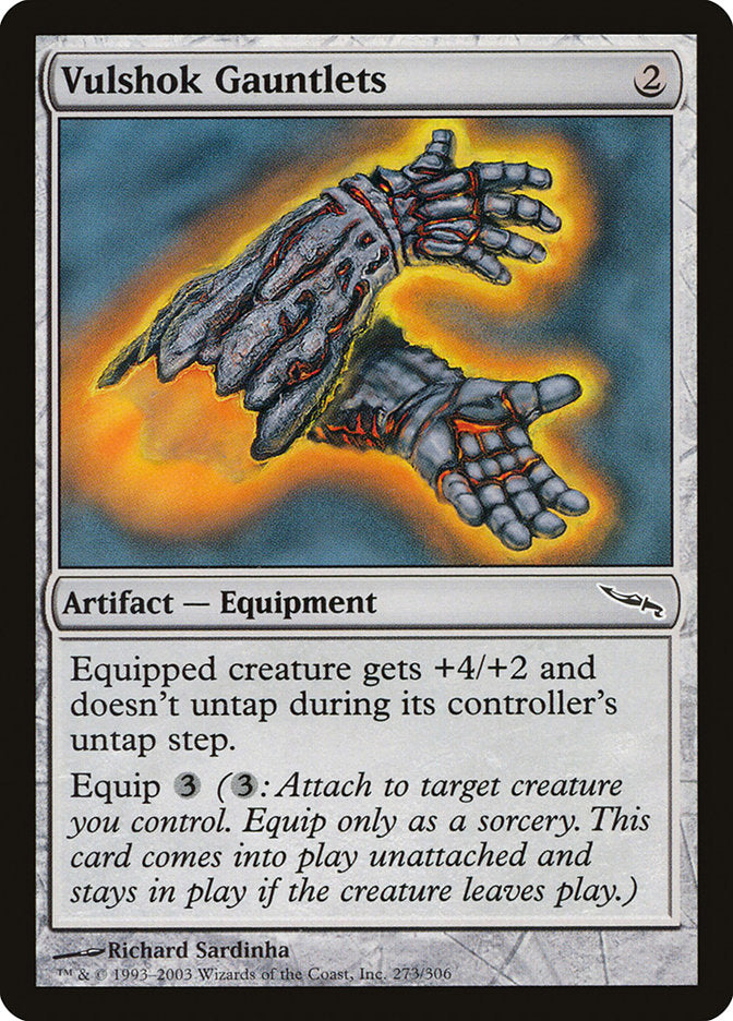 Vulshok Gauntlets [Mirrodin] Magic: The Gathering