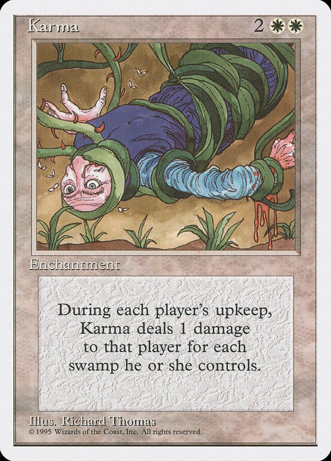 Karma [Fourth Edition] Magic: The Gathering