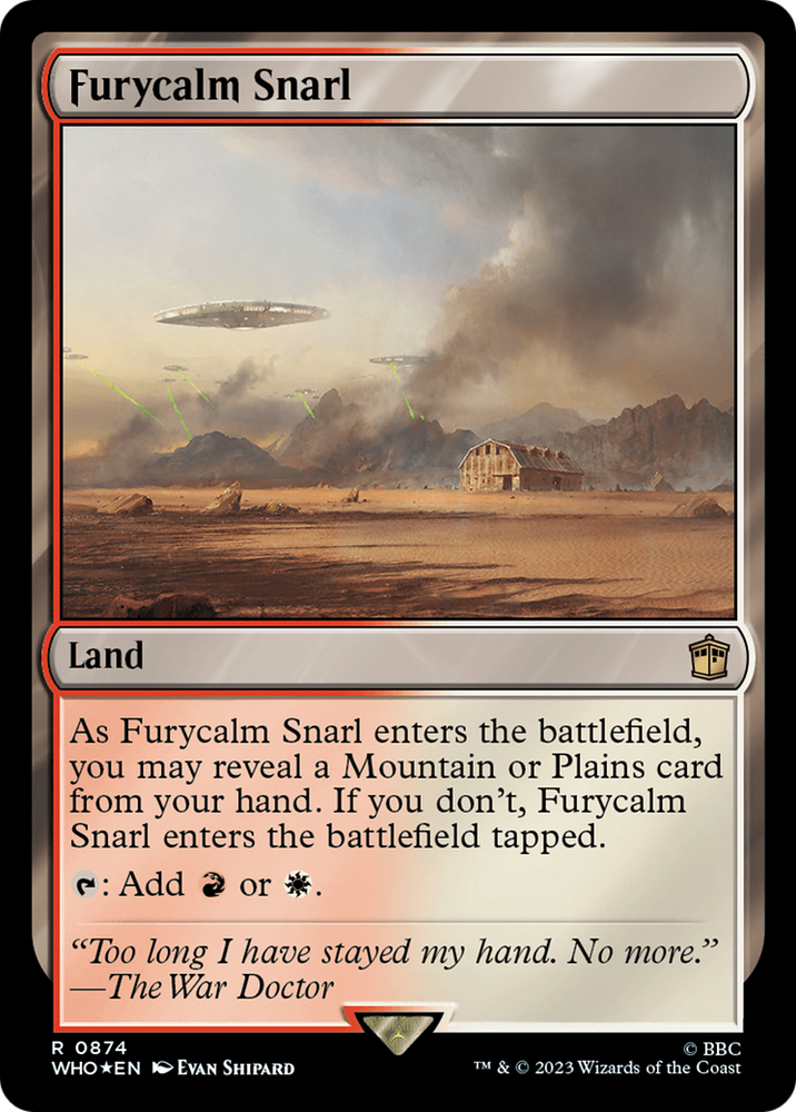 Furycalm Snarl (Surge Foil) [Doctor Who] Magic: The Gathering