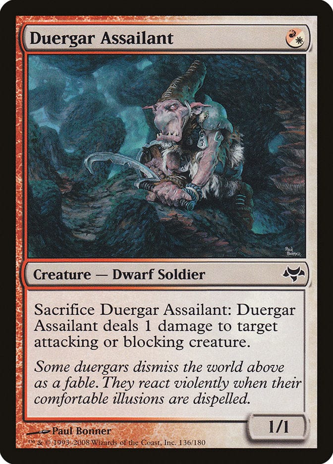 Duergar Assailant [Eventide] Magic: The Gathering