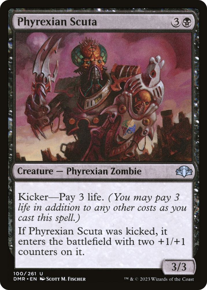 Phyrexian Scuta [Dominaria Remastered] Magic: The Gathering