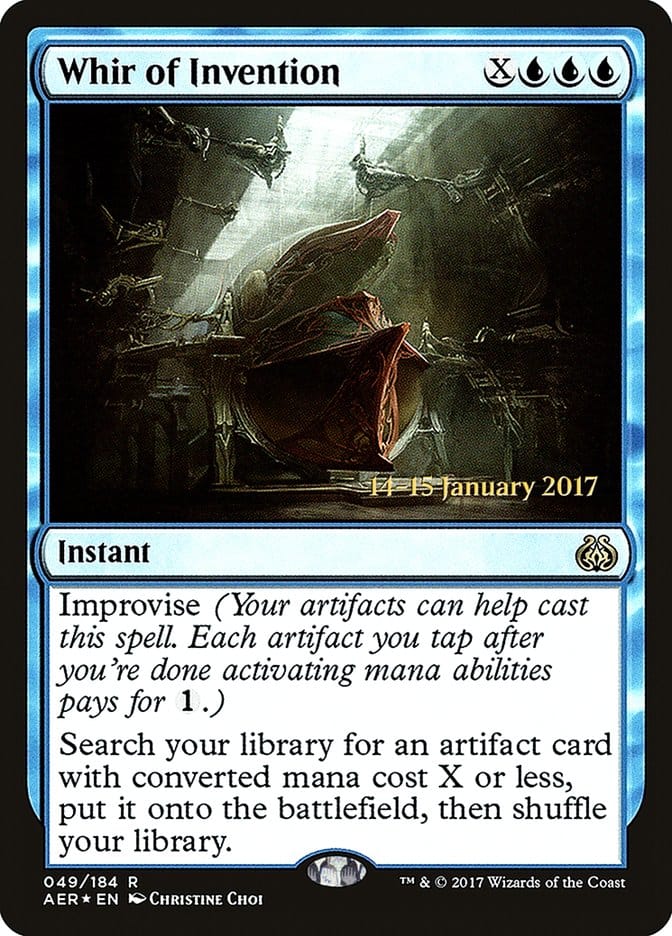 Whir of Invention [Aether Revolt Prerelease Promos] Magic: The Gathering