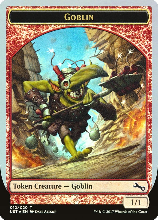 Goblin Token [Unstable Tokens] Magic: The Gathering