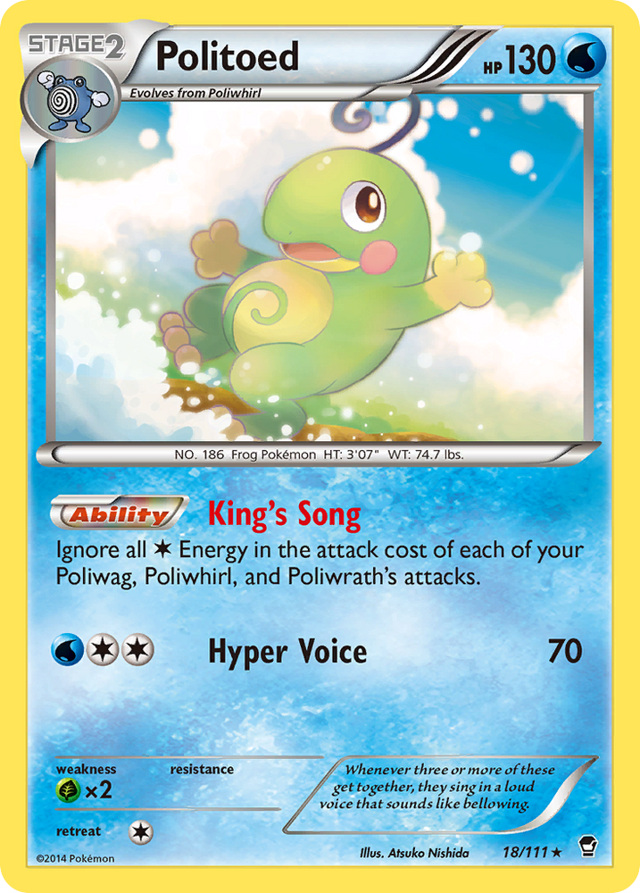 Politoed (18/111) [XY: Furious Fists] Pokémon