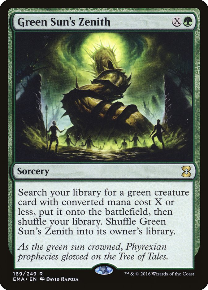 Green Sun's Zenith [Eternal Masters] Magic: The Gathering