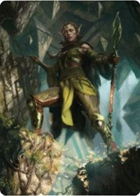 Nissa of Shadowed Boughs 1 Art Card [Zendikar Rising Art Series] Magic: The Gathering