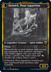 Dennick, Pious Apprentice // Dennick, Pious Apparition [Innistrad: Double Feature] Magic: The Gathering