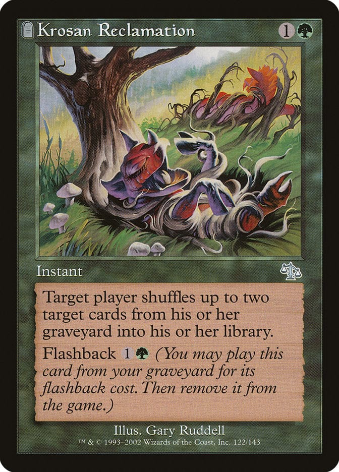Krosan Reclamation [Judgment] Magic: The Gathering