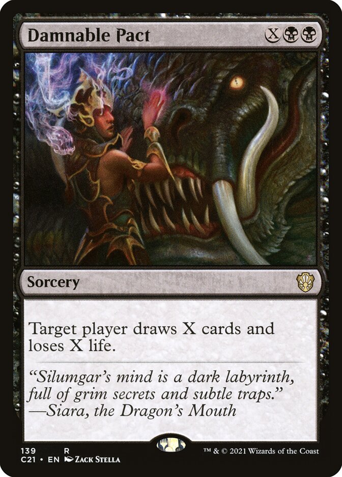 Damnable Pact [Commander 2021] Magic: The Gathering