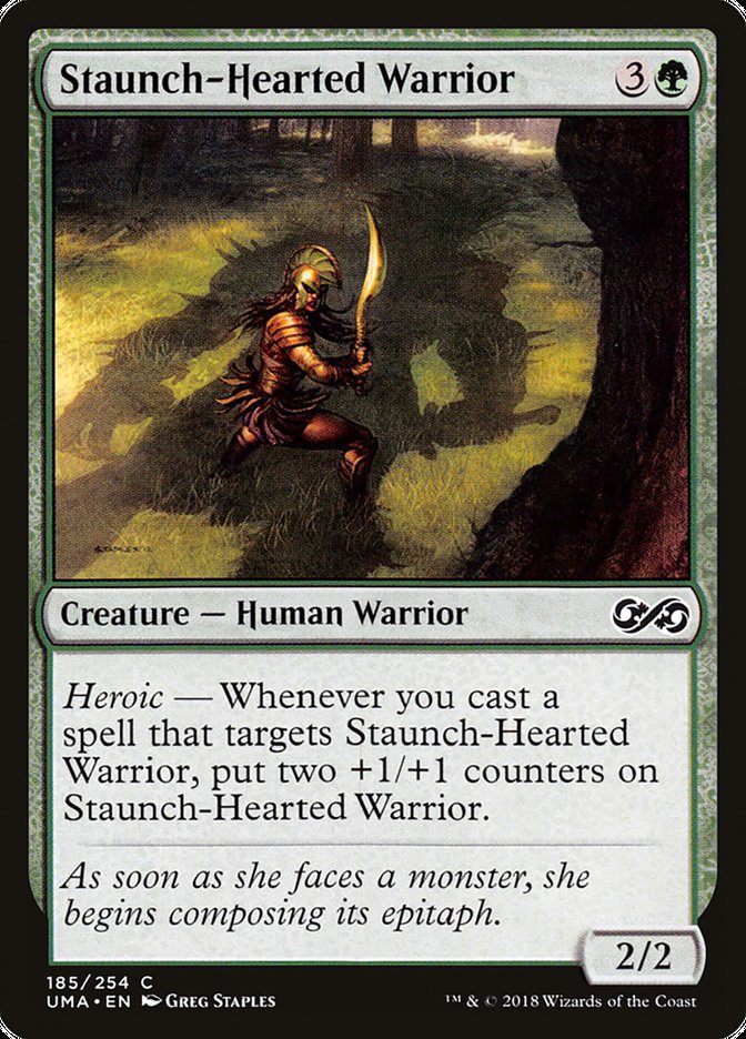 Staunch-Hearted Warrior [Ultimate Masters] Magic: The Gathering
