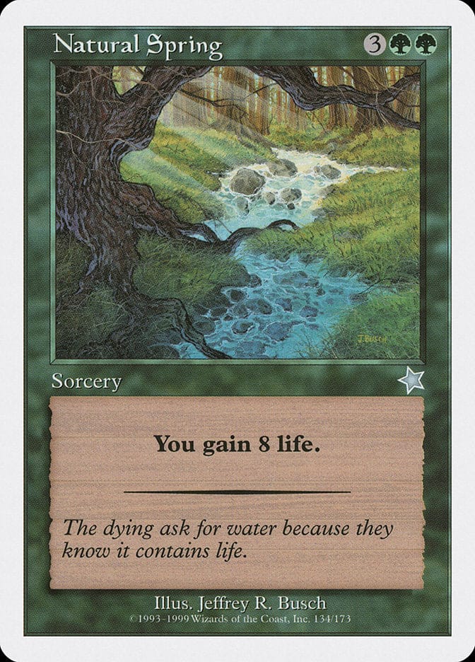 Natural Spring [Starter 1999] Magic: The Gathering